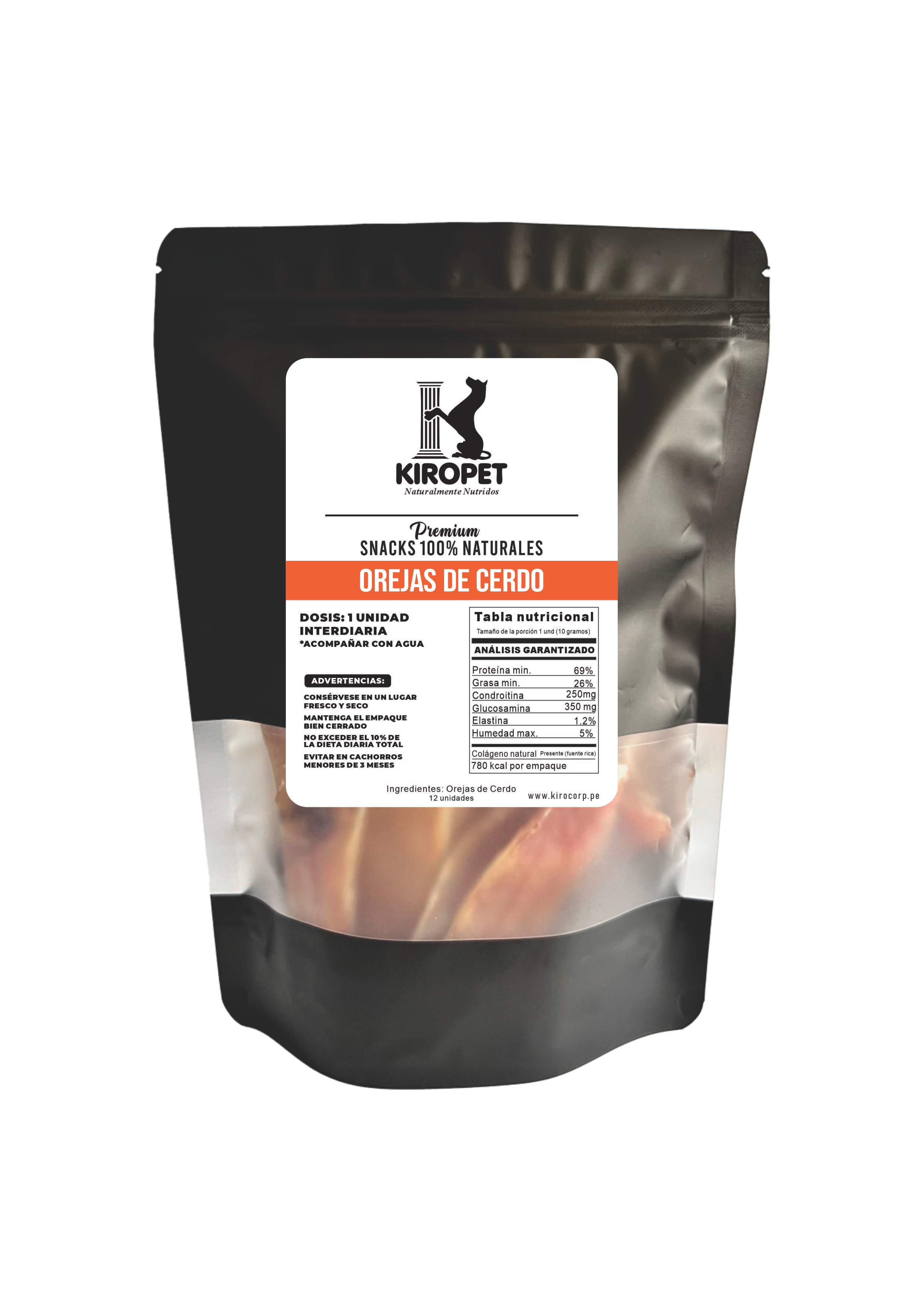 Orejas de cerdo premium Kirocorp